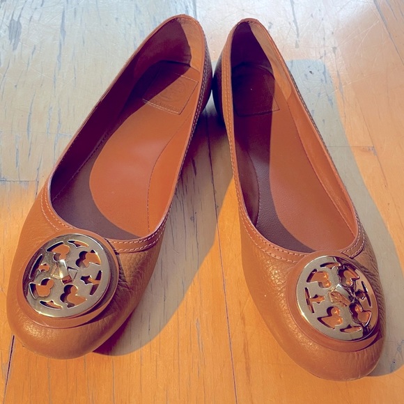 Tory Burch Shoes - Tory Burch natural brown ballet flats 9 shoes